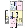 アベイユ山手の間取り画像