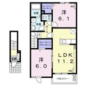 テーテュースの間取り画像