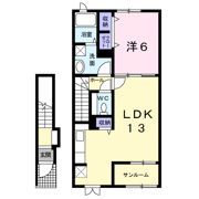パーシモンの間取り画像