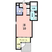 シャローム スガワラ Dの間取り画像