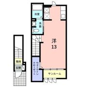 シャローム スガワラ Dの間取り画像