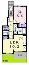 K’s Central Ⅱの間取り画像