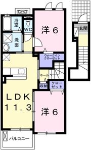 シーズンズ コンフォートⅡの間取り画像