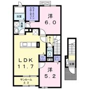 ビラ・アバンツァの間取り画像