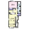 フラン ソレイユの間取り画像