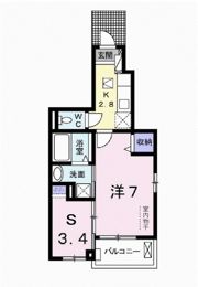 ソレアードさくらの間取り画像