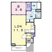 アウローラ ドゥオの間取り画像