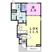 アウローラ ドゥオの間取り画像