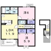 プリート カーサの間取り画像