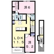 サニーブリーズ五日市観音Ⅱの間取り画像