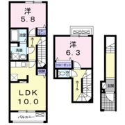 エレガントヴィエⅧの間取り画像