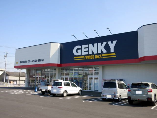 近くのゲンキー徳永店まで110m（徒歩2分）