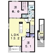 カーサ フェリーチェBの間取り画像