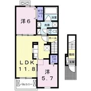ブロマンスの間取り画像