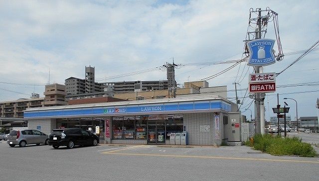 近くのローソン彦根外町店様まで550m(徒歩7分)