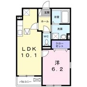 ウエストサイドの間取り画像