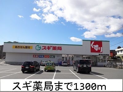 近くのスギ薬局まで1,300m（徒歩17分）