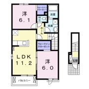 シャルム Bの間取り画像