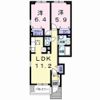 藍らんどこくふDの間取り画像