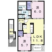 ルピナス Ⅰの間取り画像