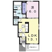 ルピナス Ⅱの間取り画像