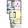 ルピナス Ⅱの間取り画像
