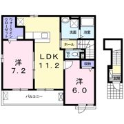パレス シャトンBの間取り画像