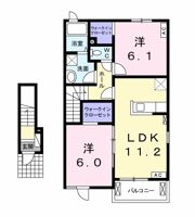 メゾン グラース Ⅰの間取り画像