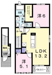ルミナス淡路Ⅱの間取り画像