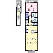 コンフォールⅡの間取り画像