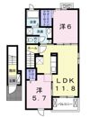 アルカディアⅥの間取り画像