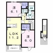 ケーズコート樽井の間取り画像