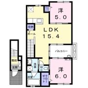 ジェルメ南葛西Ⅲの間取り画像