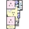 グレイスⅡの間取り画像