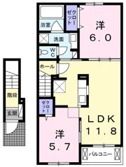 カーサ フィオーレ・グランツの間取り画像