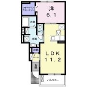 ラディアⅠの間取り画像