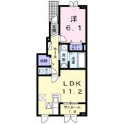 クレッセントの間取り画像