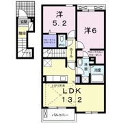 アヴニールヴィラ栂前Cの間取り画像