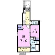 グリーンベルの間取り画像