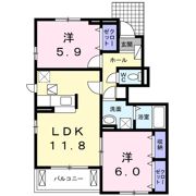 グラン・シェルⅢの間取り画像