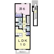 ポライトリー Ⅱの間取り画像