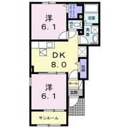 カーサ・エルシア Ⅲの間取り画像