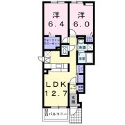 エレガンシア・Bの間取り画像