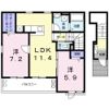 ハピネス高良台の間取り画像
