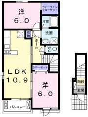 オルゴール Ⅲの間取り画像