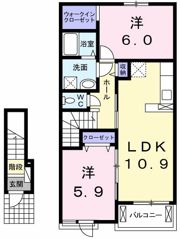 オルゴール Ⅲの間取り画像