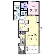 ワンオフティの間取り画像