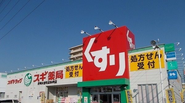 近くのスギ薬局尼崎水堂町店まで700m(徒歩9分)