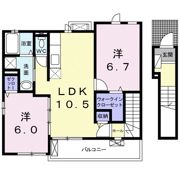 ソレイユ アサヒの間取り画像