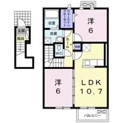 イル ソーレ Bの間取り画像